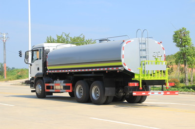 重汽汕德卡后雙橋灑水車 20方工地降塵利器，邢臺租賃助力全國工程